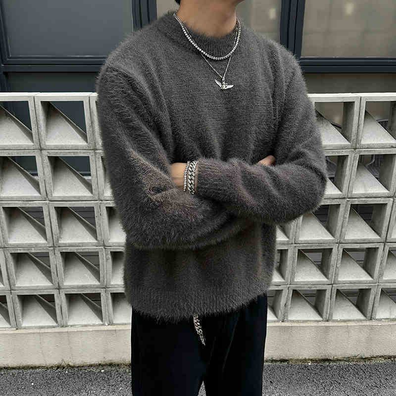 FURRY KNIT SWEATER